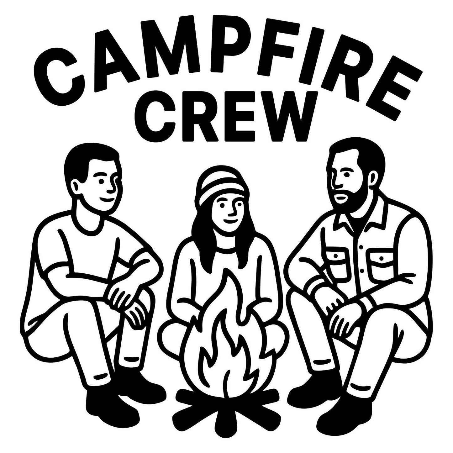 Campfire Crew - Digital File - XCS Friendly Digital My Custom Designs PNG