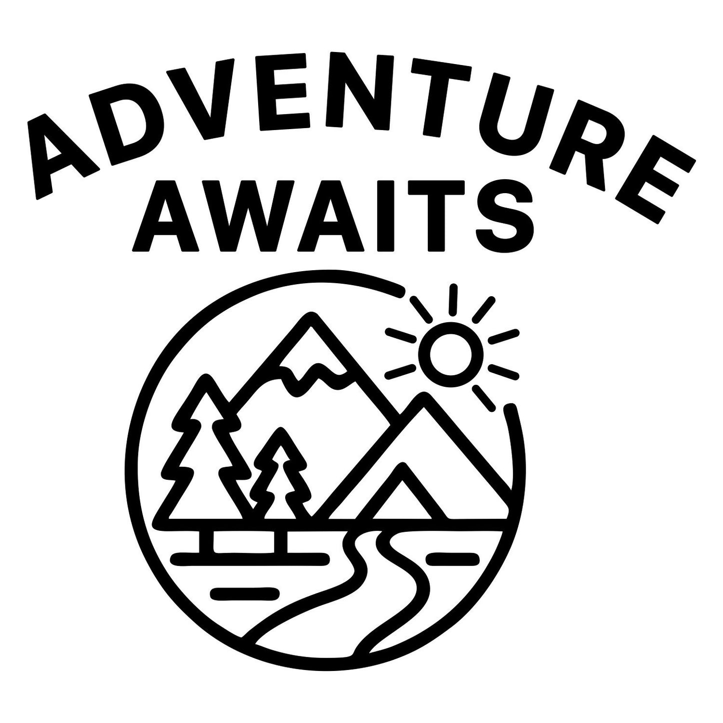 Adventure Awaits - Digital File - XCS Friendly Digital My Custom Designs PNG