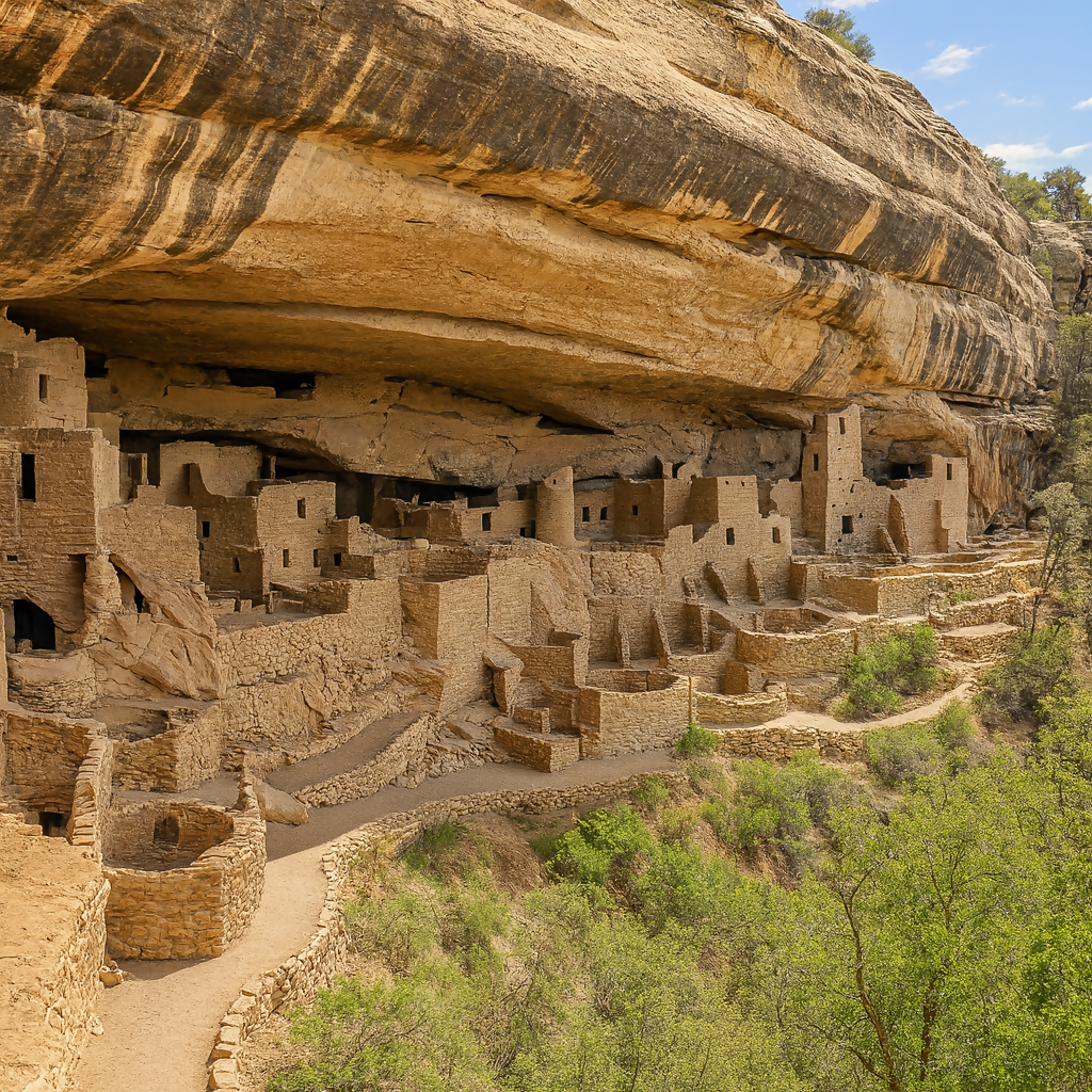 Cliff Palace - Mesa Verde National Park - Colorado United States - Rendered - Digital File Digital My Custom Designs PDF