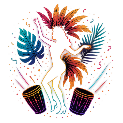 Cultural & Heritage Brazil - T Shirt Design - Digital File Digital My Custom Designs 300 DPI PNG