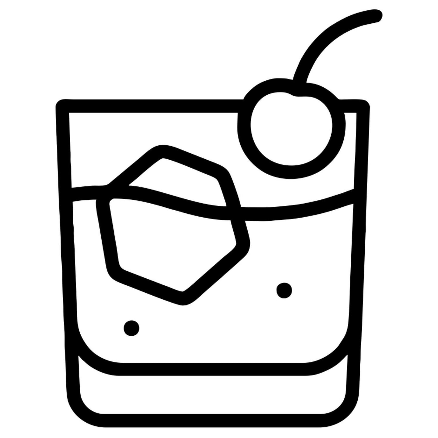 Whiskey Sour With Cherry - Digital File - XCS Friendly Tumbler My Custom Designs PNG