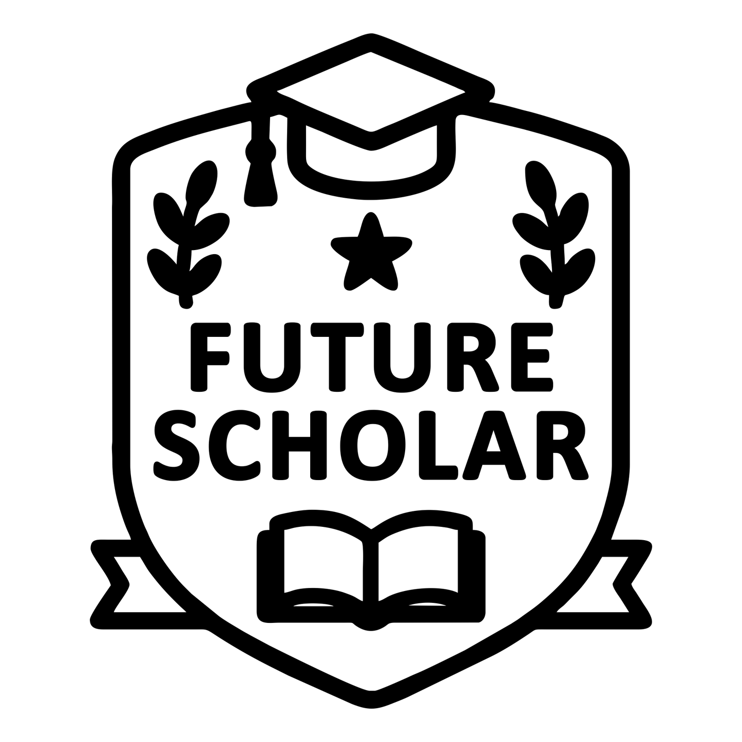 Future Scholar Badge - Digital File - XCS Friendly Tumbler My Custom Designs PNG