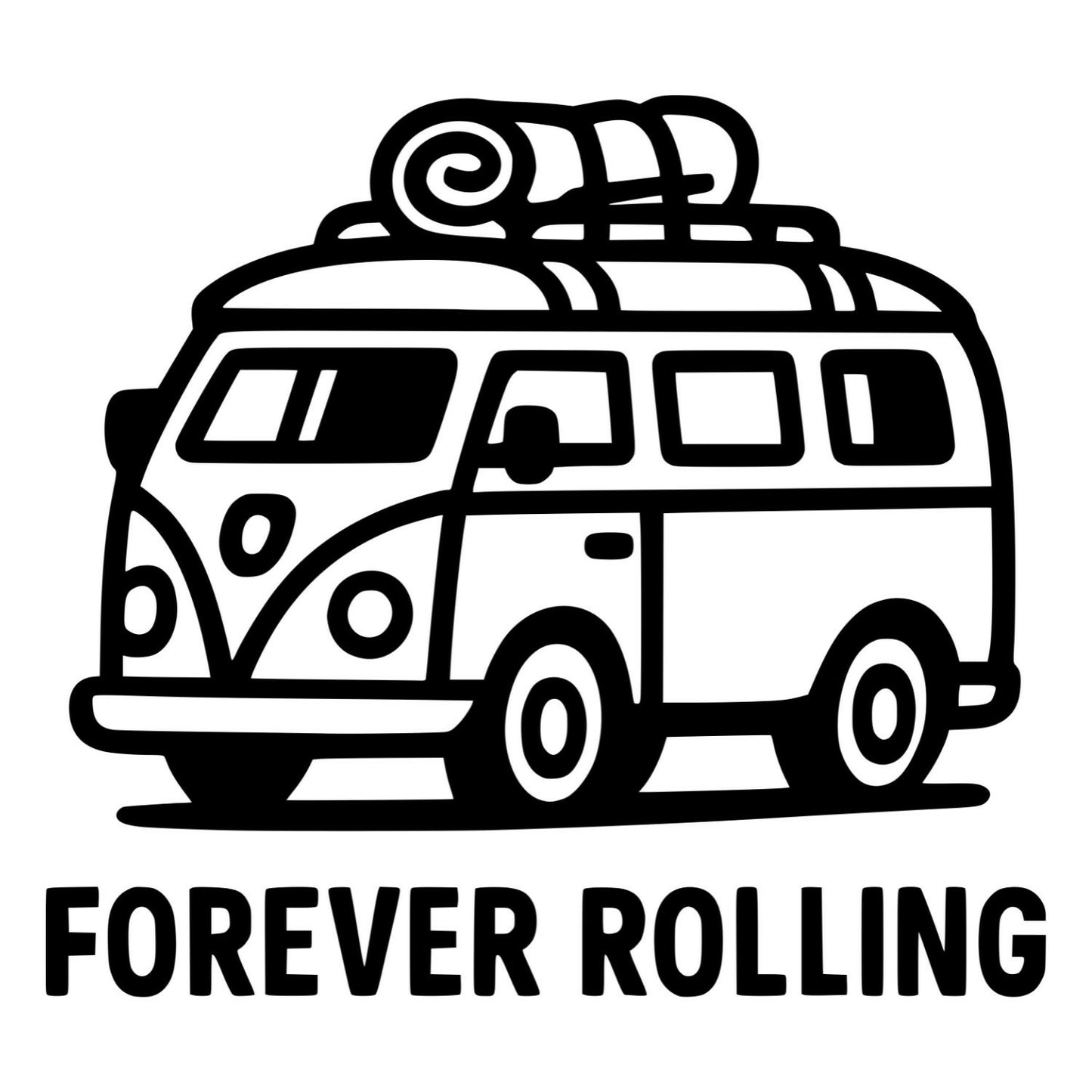 Funny Forever Rolling - Digital File - XCS Friendly Digital My Custom Designs PNG