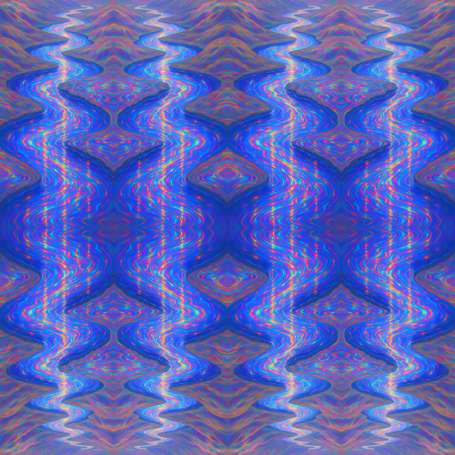 Nature and Landscape - Holographic Rivers With Liquid Light Reflections - Pattern - Digital File Digital My Custom Designs PDF