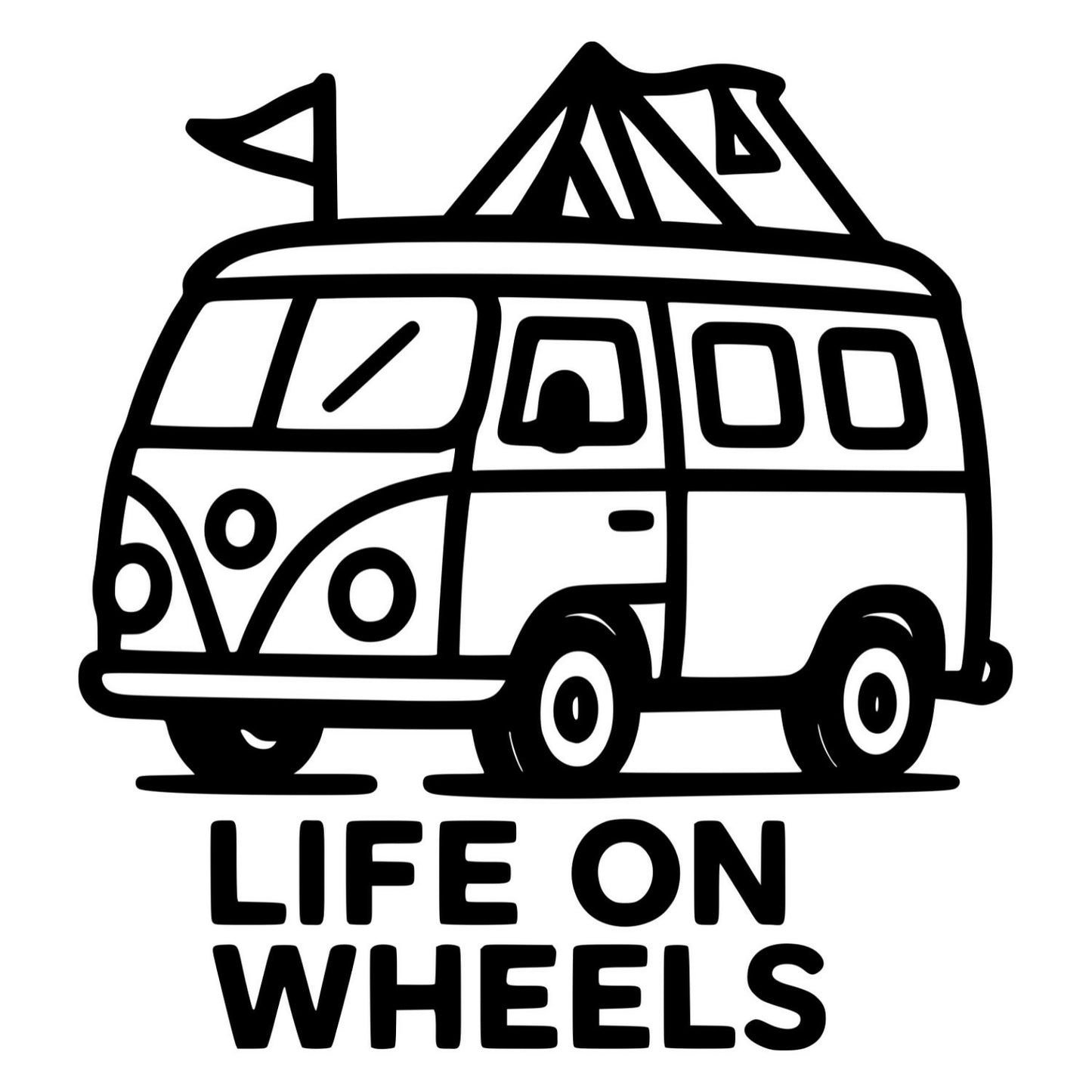 Funny Life on Wheels - Digital File - XCS Friendly Digital My Custom Designs PNG