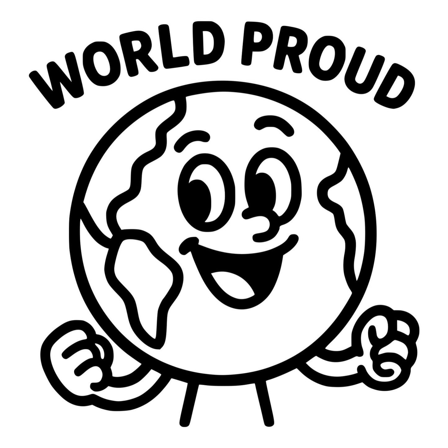 World Proud - Digital File - XCS Friendly Digital My Custom Designs PNG