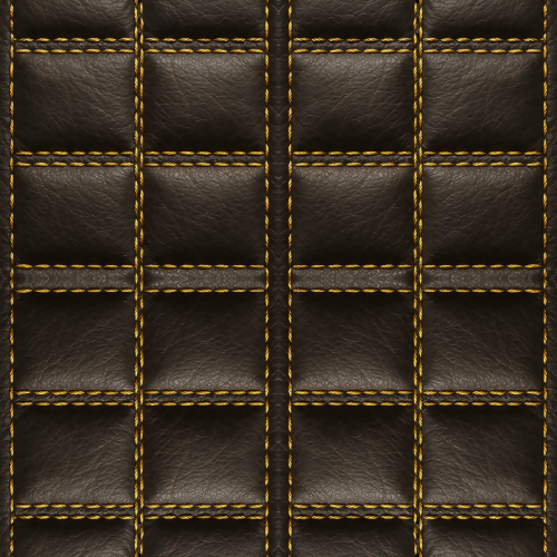 Luxury and Ornamental - Embossed Leather Effect With Neon Gold Stitching - Pattern - Digital File Digital My Custom Designs PDF