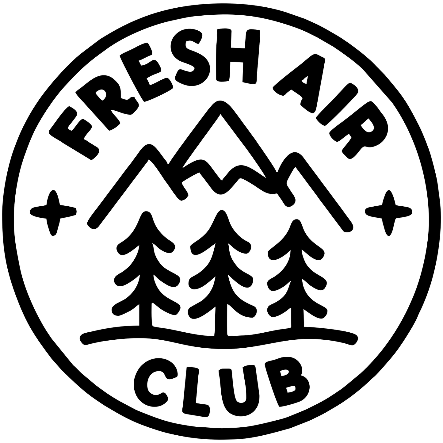 Funny Fresh Air Club - Digital File - XCS Friendly Tumbler My Custom Designs PNG
