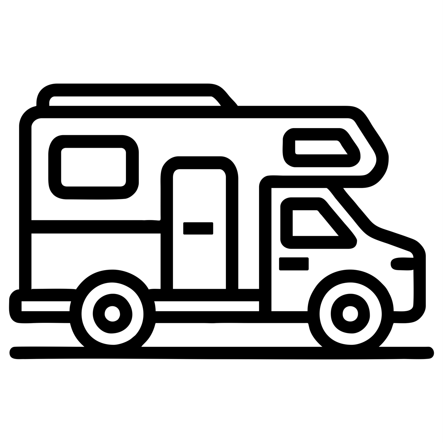 RV Camper Outline - Digital File - XCS Friendly Digital My Custom Designs PNG