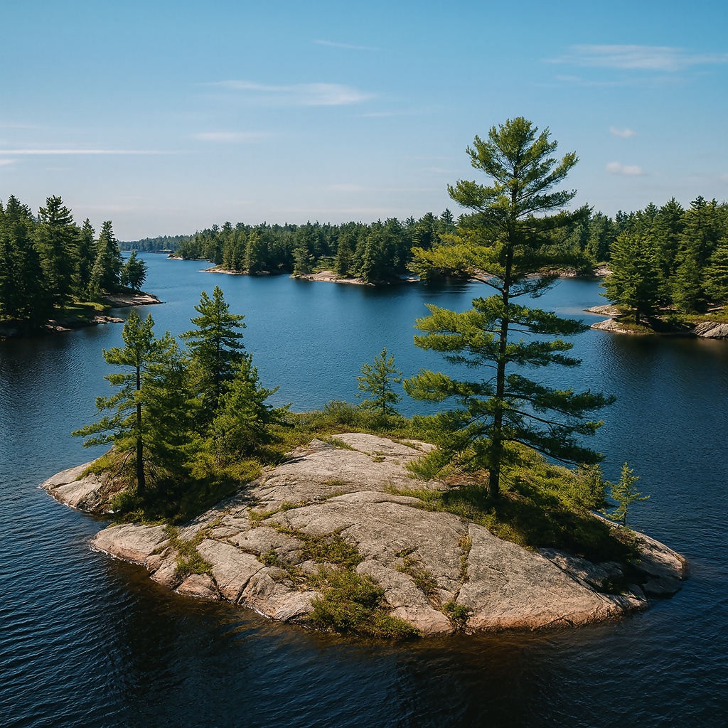 Georgian Bay Islands National Park - Ontario Canada - Rendered - Digital File Digital My Custom Designs PDF