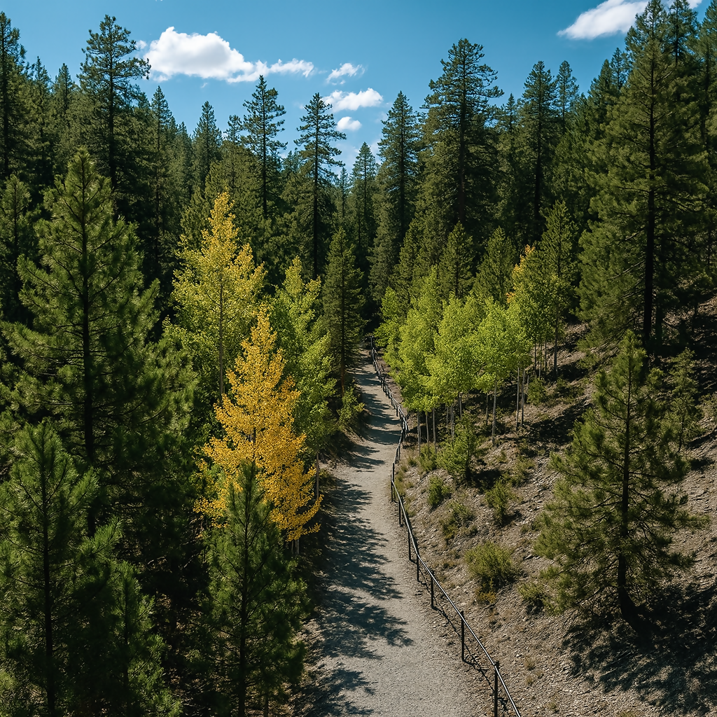 Bristlecone Loop Trail - Mount Charleston Wilderness Area - Nevada United States - Rendered - Digital File Digital My Custom Designs PDF