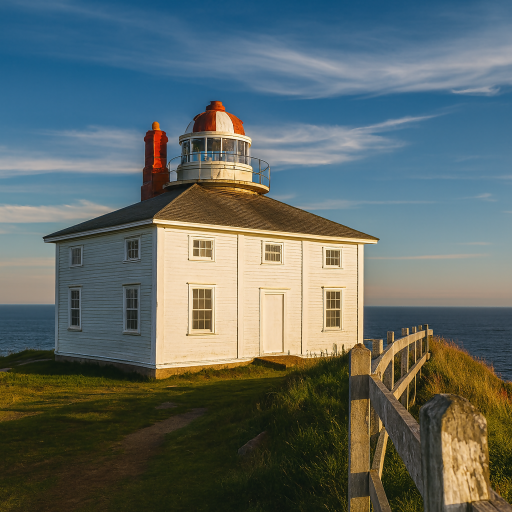 Cape Spear Lighthouse - Newfoundland and Labrador Canada - Rendered - Digital File Digital My Custom Designs PDF