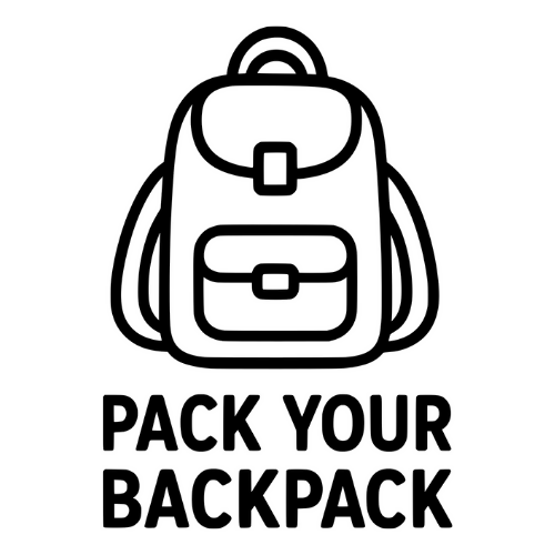 Funny Pack Your Backpack - Digital File - XCS Friendly Tumbler My Custom Designs PNG