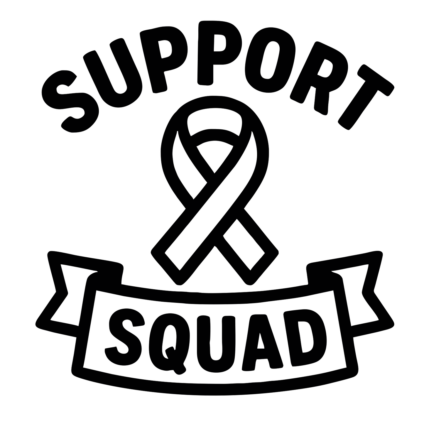 Support Squad Badge - Digital File - XCS Friendly Digital My Custom Designs PNG