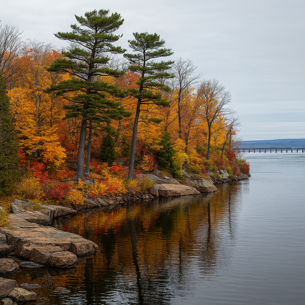 Montmorency Falls Park (Parc de la Chute-Montmorency) - Quebec Canada - Rendered - Digital File Digital My Custom Designs PDF