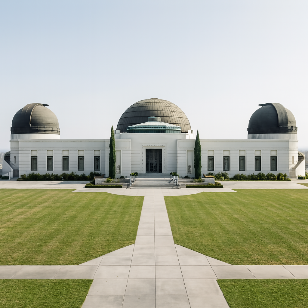 Griffith Observatory - California United States - Rendered - Digital File Digital My Custom Designs PDF