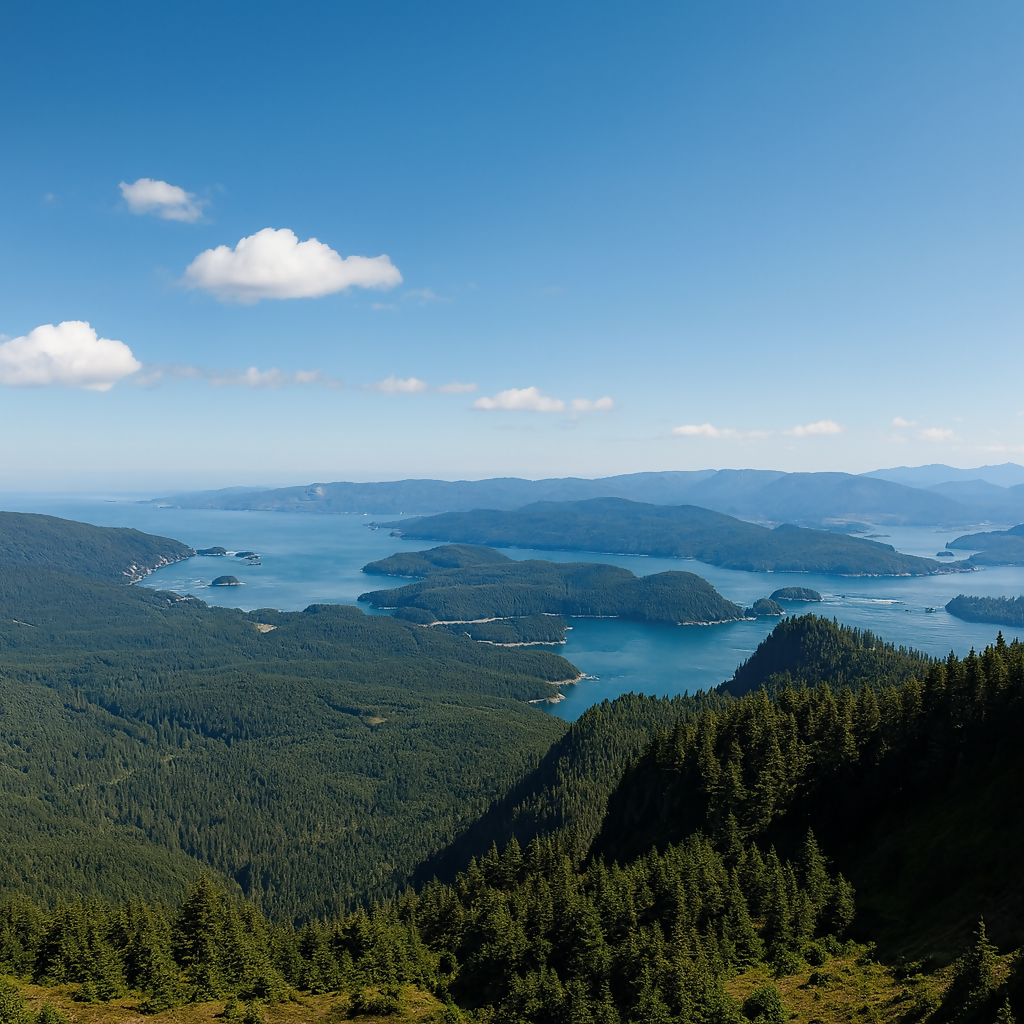 Mount Killam-Haida Gwaii - British Columbia Canada - Rendered - Digital File Digital My Custom Designs PDF