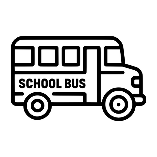 School Bus Sketch - Digital File - XCS Friendly Tumbler My Custom Designs PNG