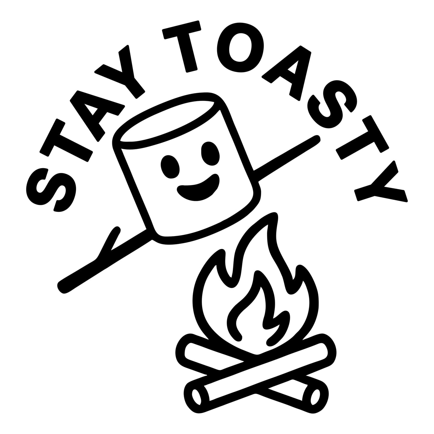 Stay Toasty - Digital File - XCS Friendly Digital My Custom Designs PNG