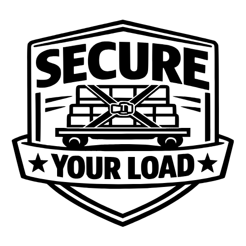 “Secure Your Load” Badge - Vector Graphics - Digital File Digital My Custom Designs PDF
