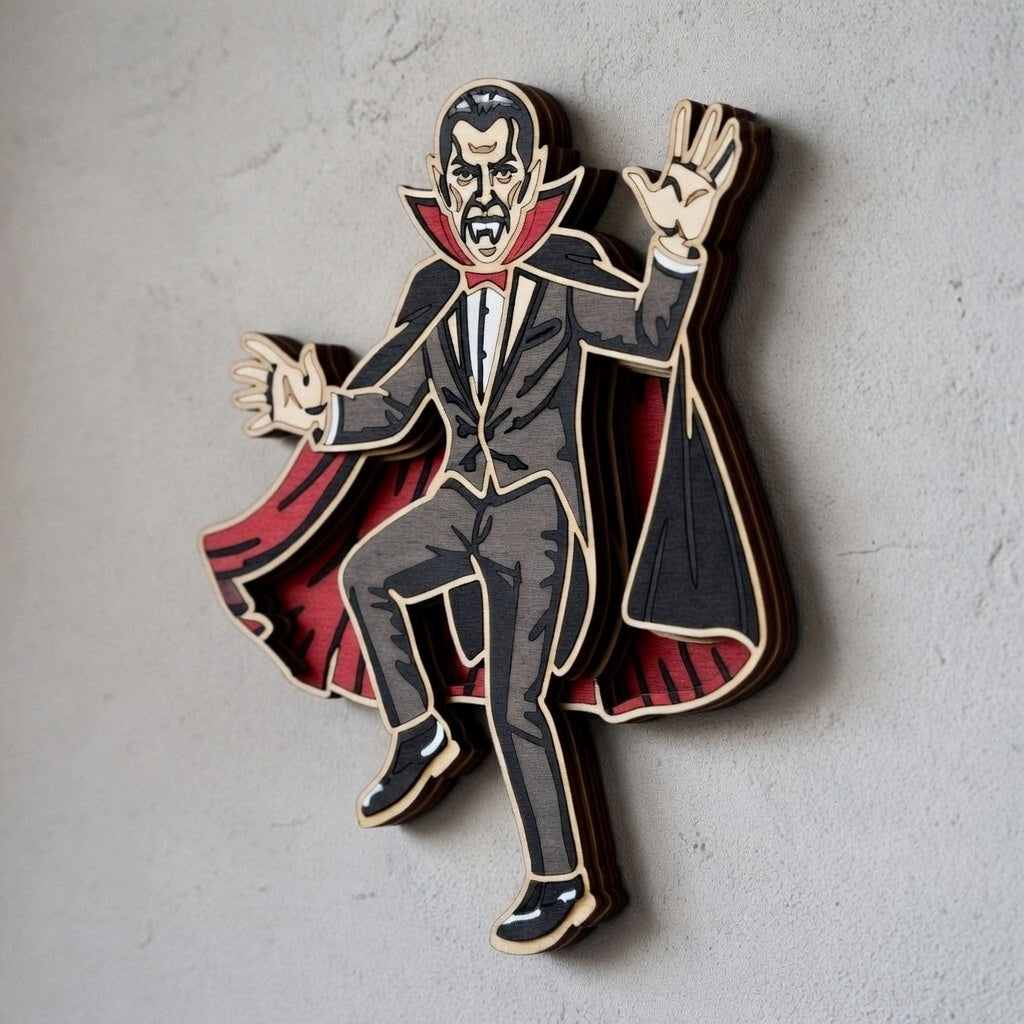 Dracula - Layered Line Designs - Digital File Digital My Custom Designs