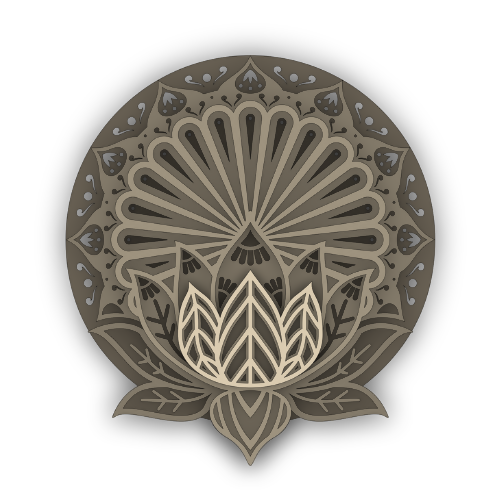 Mandala 4 Layered Design - Digital File - SVG Digital File My Custom Designs SVG