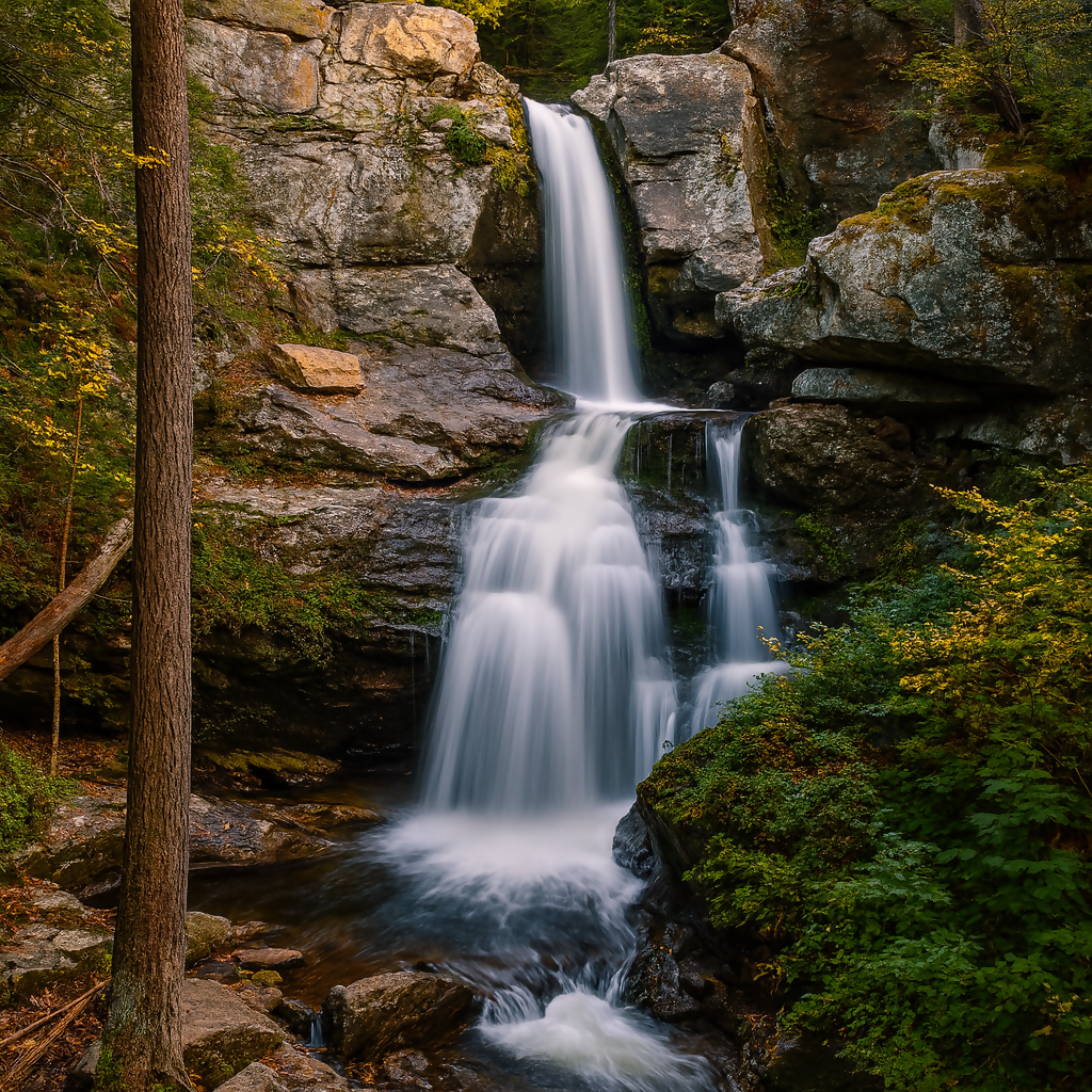 Falls Brook - Kent Falls State Park - Connecticut United States - Rendered - Digital File Digital My Custom Designs PDF