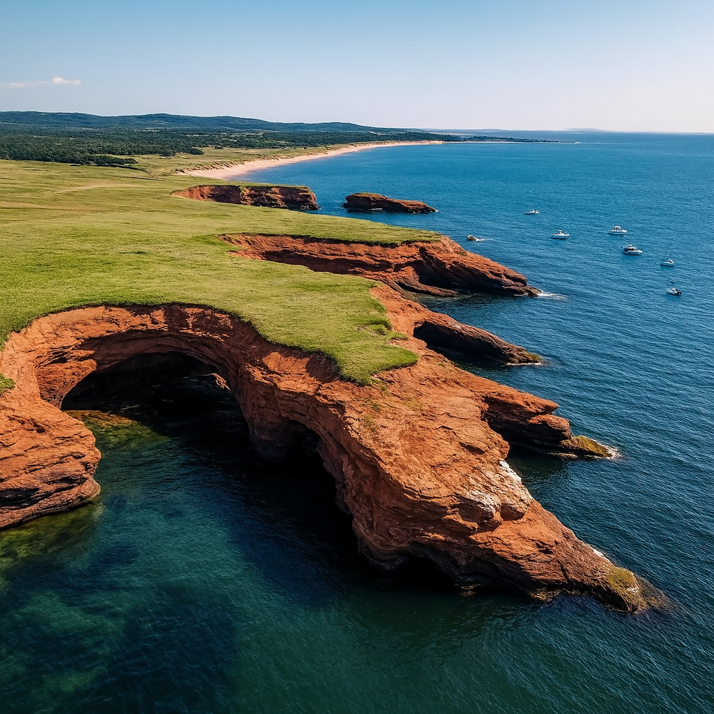 Parc de Gros-Cap-Les Îles-de-la-Madeleine - Quebec Canada - Rendered - Digital File Digital My Custom Designs PDF