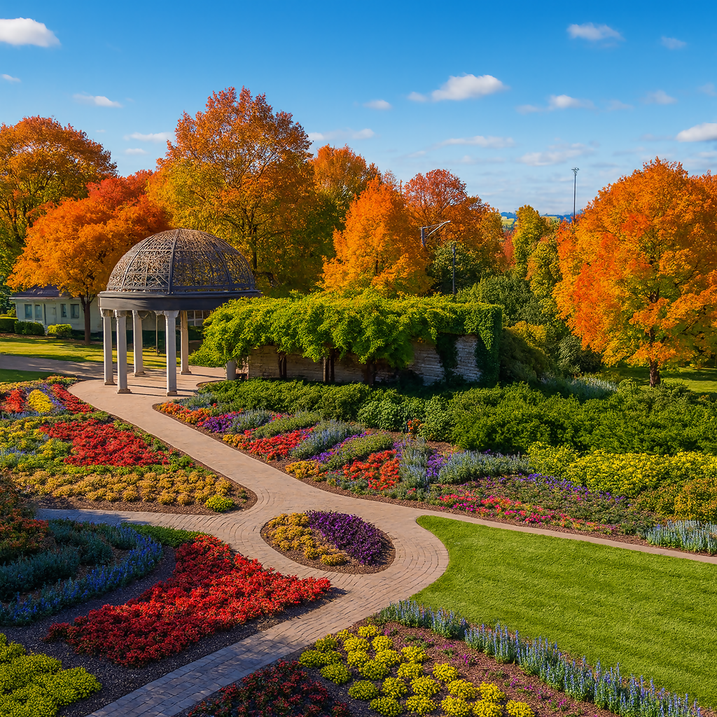 Sunken Gardens (Lincoln) - Nebraska United States - Rendered - Digital File Digital My Custom Designs PDF