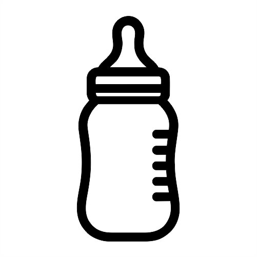 Baby Bottle Outline - Digital File - XCS Friendly Tumbler My Custom Designs