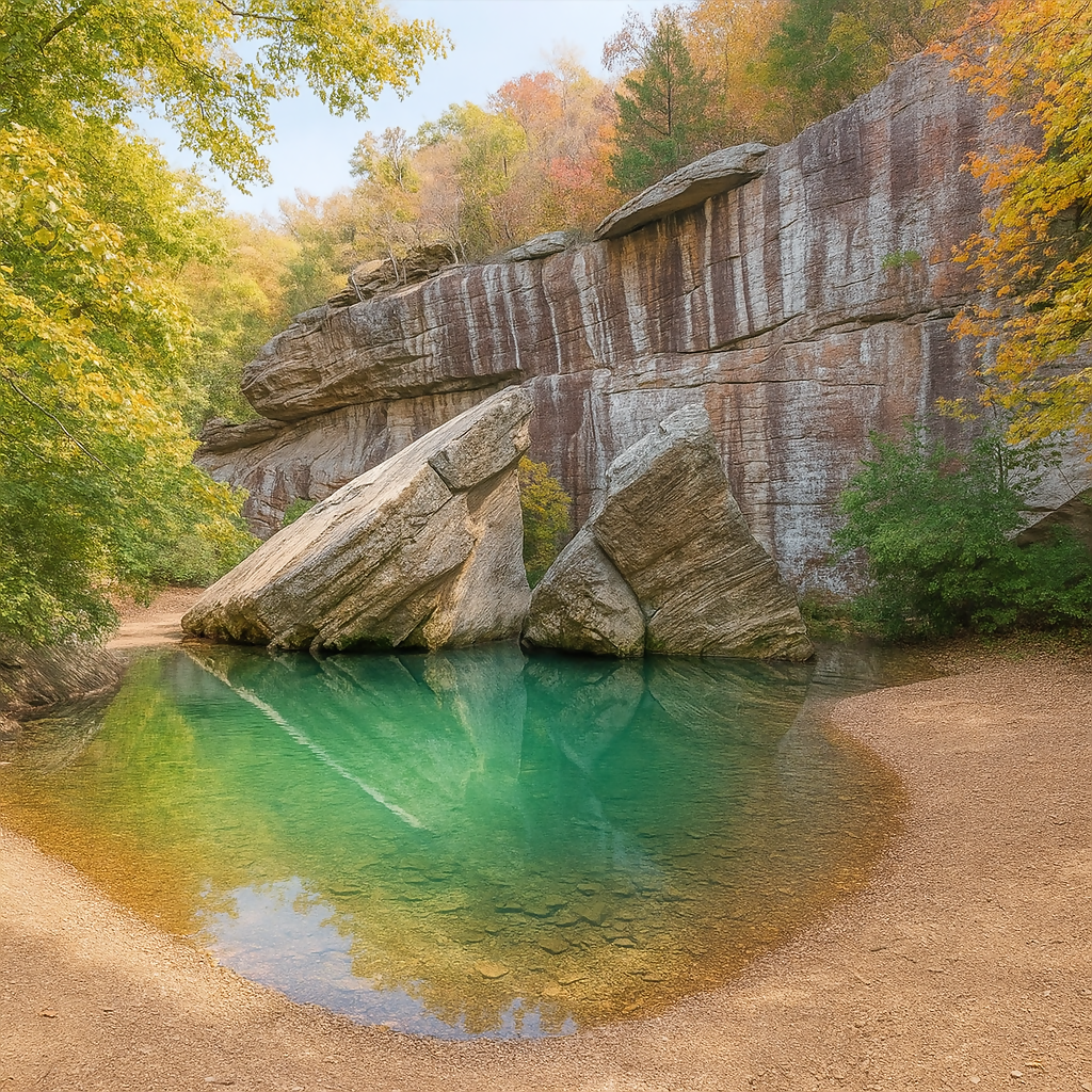 Bell Smith Springs - Shawnee National Forest - Illinois United States - Rendered - Digital File Digital My Custom Designs PDF