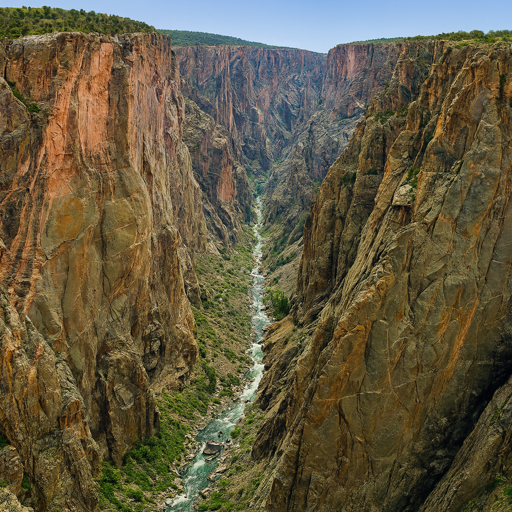 Black Canyon of the Gunnison National Park - Colorado United States - Rendered - Digital File Digital My Custom Designs PDF