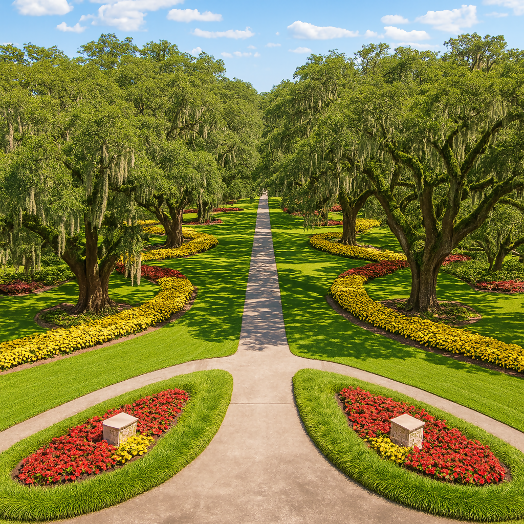 Brookgreen Gardens - South Carolina United States - Rendered - Digital File Digital My Custom Designs PDF