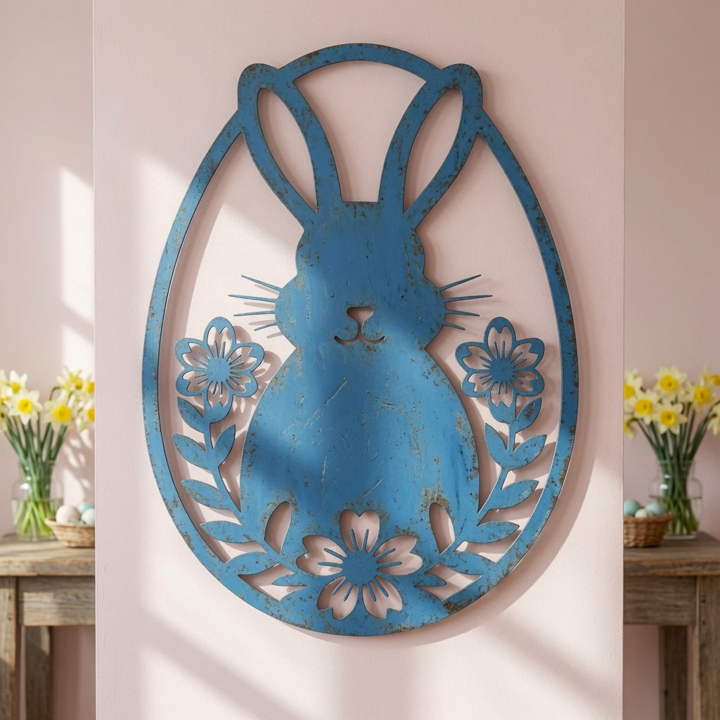 Bunny Silhouette - Wall Home Decor - Digital File - ZIP File - Digital