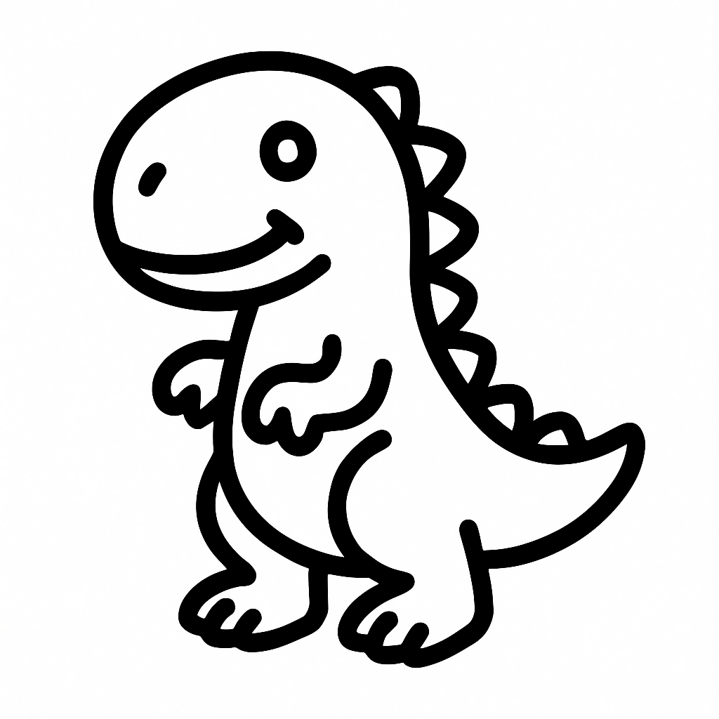 Playful Dinosaur Vector Design - Digital File - XCS FRIENDLY Tumbler My Custom Designs