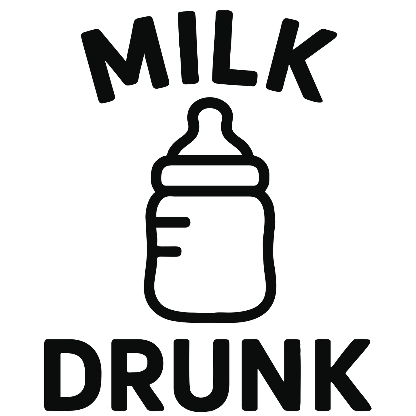 Funny Milk Drunk - Digital File - XCS Friendly Tumbler My Custom Designs PNG
