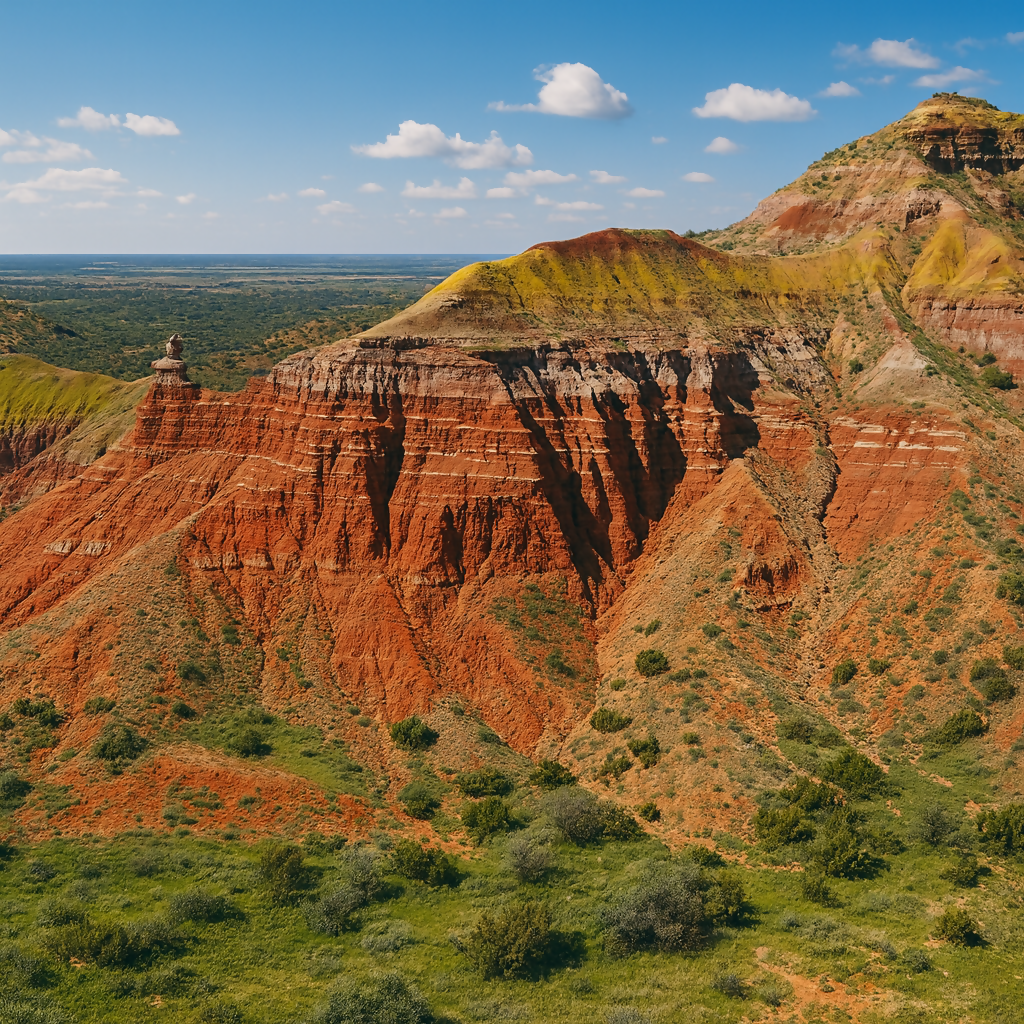 Capitol Peak - Palo Duro Canyon State Park - Texas United States - Rendered - Digital File Digital My Custom Designs PDF