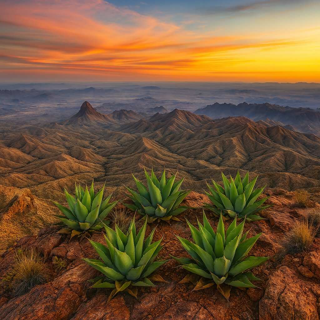 Chisos Mountains - Big Bend National Park - Texas United States - Rendered - Digital File Digital My Custom Designs PDF