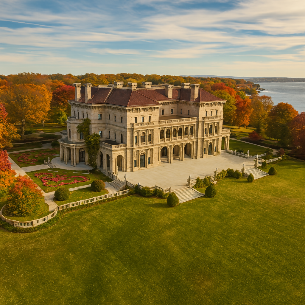The Breakers - Newport Mansions - Rhode Island United States - Rendered - Digital File Digital My Custom Designs PDF