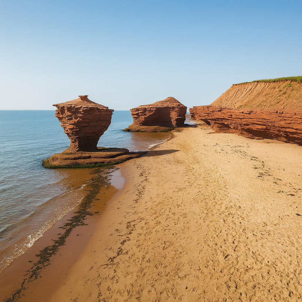 Thunder Cove Beach - Prince Edward Island Canada - Rendered - Digital File Digital My Custom Designs PDF
