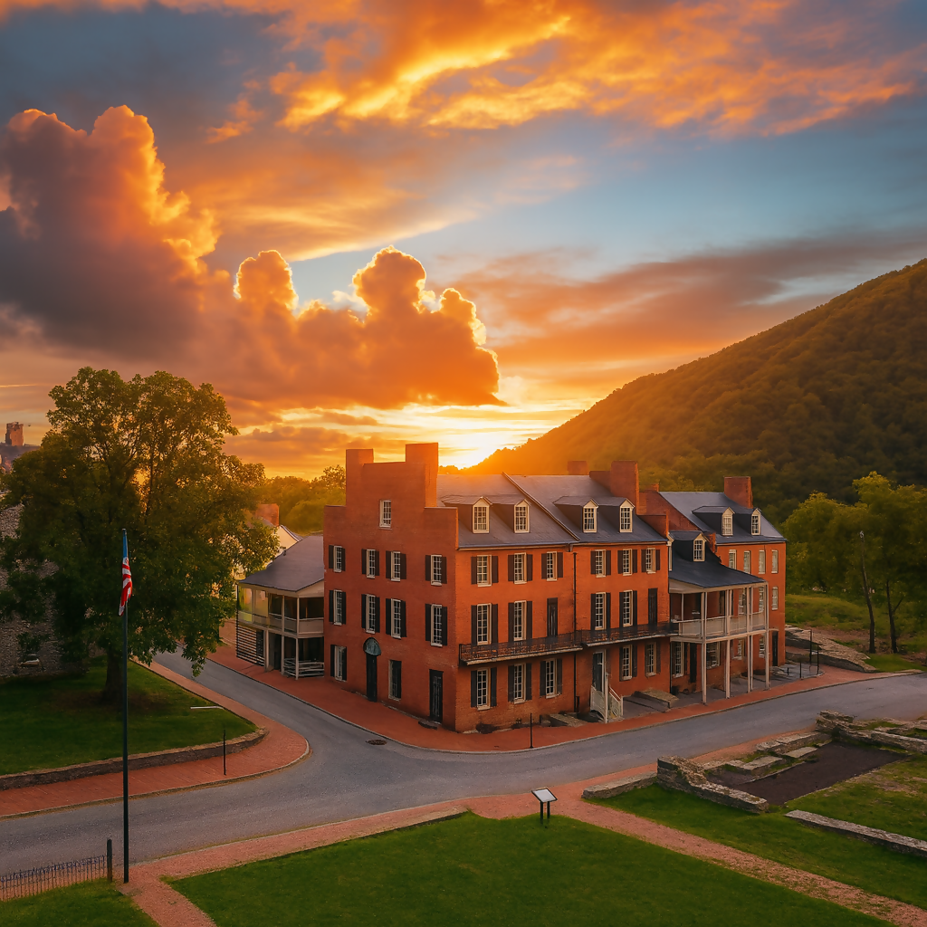 Stephenson's Hotel - Harpers Ferry National Historical Park - West Virginia United States - Rendered - Digital File Digital My Custom Designs PDF
