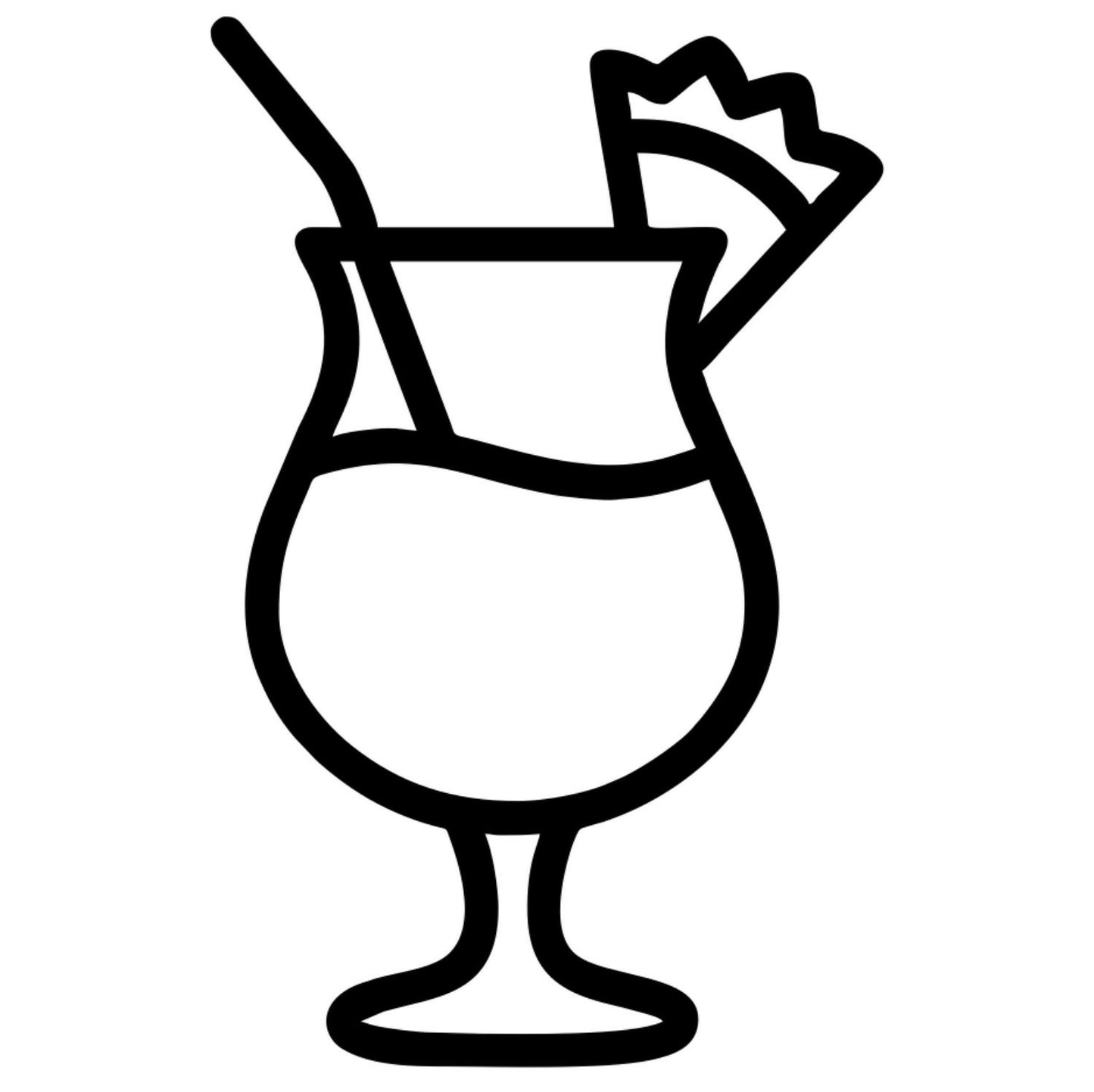 Piña Colada With Pineapple - Digital File - XCS Friendly Tumbler My Custom Designs PNG