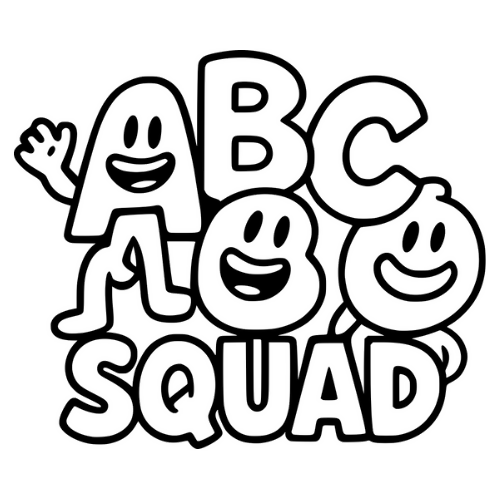 Funny ABC Squad - Digital File - XCS Friendly Tumbler My Custom Designs PNG
