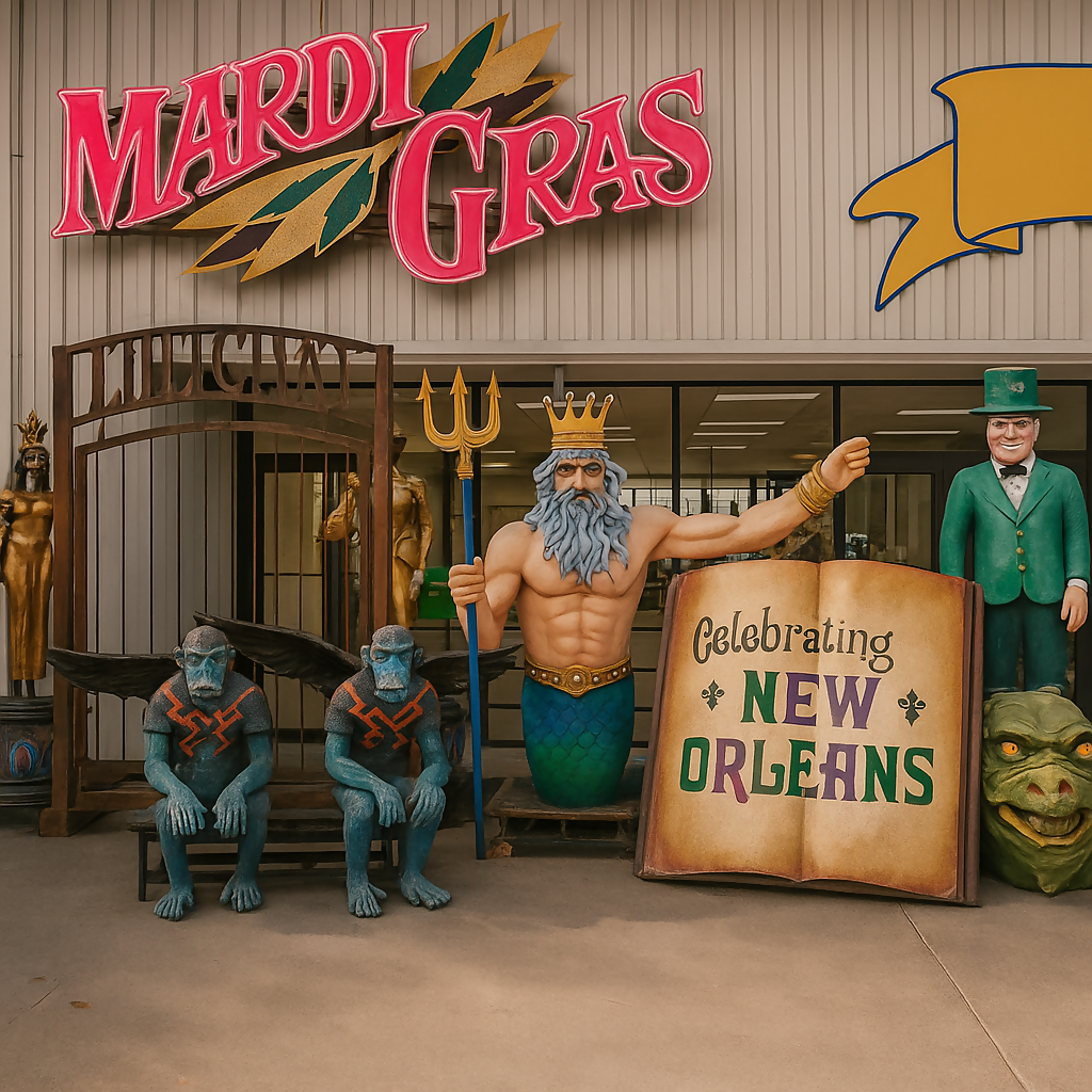 Mardi Gras World - Louisiana United States - Rendered - Digital File Digital My Custom Designs PDF