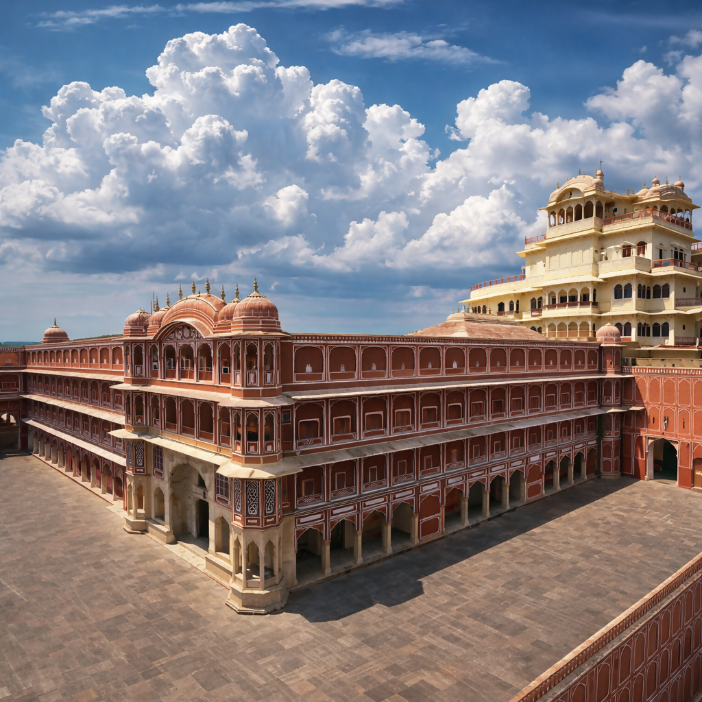 City Palace - Jaipur India - Asia - Rendered - Digital File Digital My Custom Designs PDF