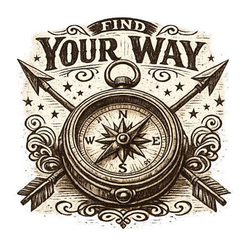 Trendy & Aesthetic Niches - Antique Compass - T Shirt Designs - Digital File Digital My Custom Designs 300 DPI PNG