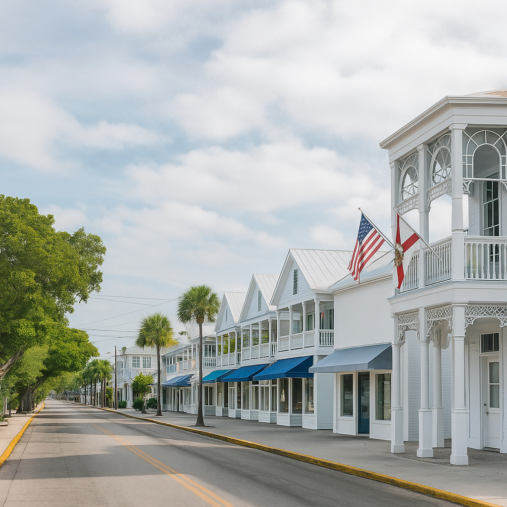Duval Street - Old Town Key West - Florida United States - Rendered - Digital File Digital My Custom Designs PDF
