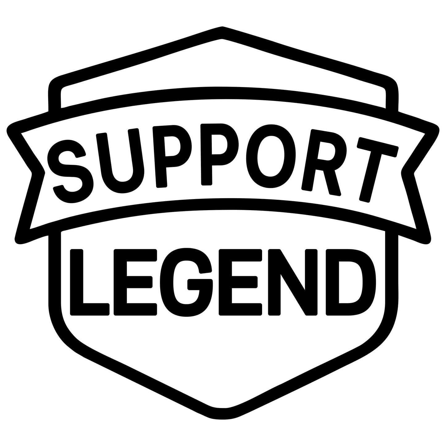 Support Legend - Digital File - XCS Friendly Digital My Custom Designs PNG