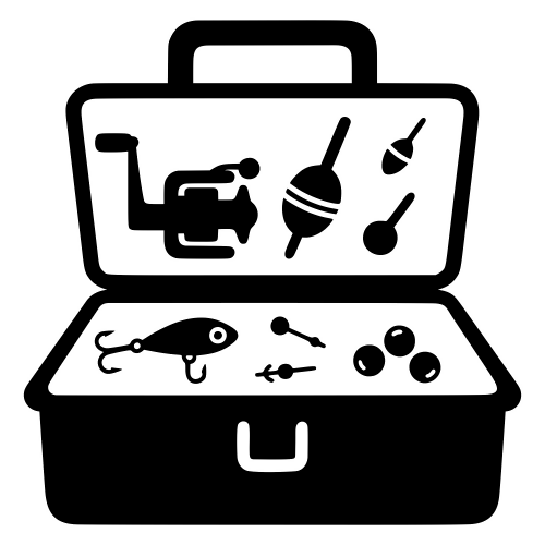 Tackle Box Illustration - Digital File - XCS Friendly Digital My Custom Designs PDF