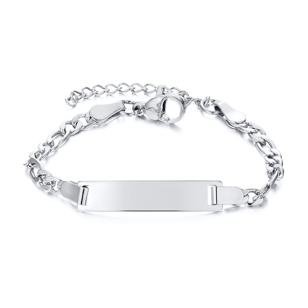 Engravable Bracelet Silver Bar Blank - Seller Supplies My Custom Designs Silver